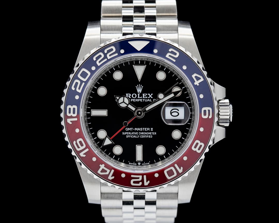 Rolex GMT Master II Ceramic 126710 "Pepsi" SS Jubilee