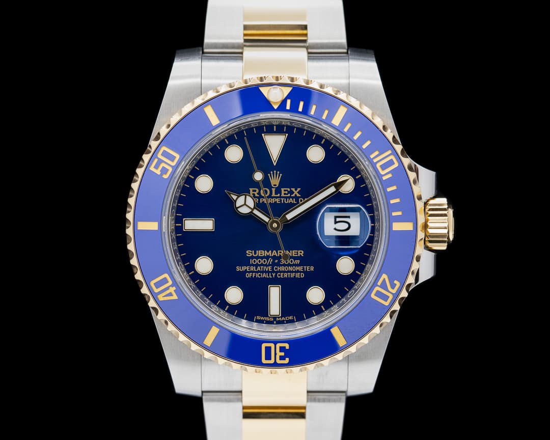 Rolex Submariner 116613LB Ceramic Blue Dial 18K / SS
