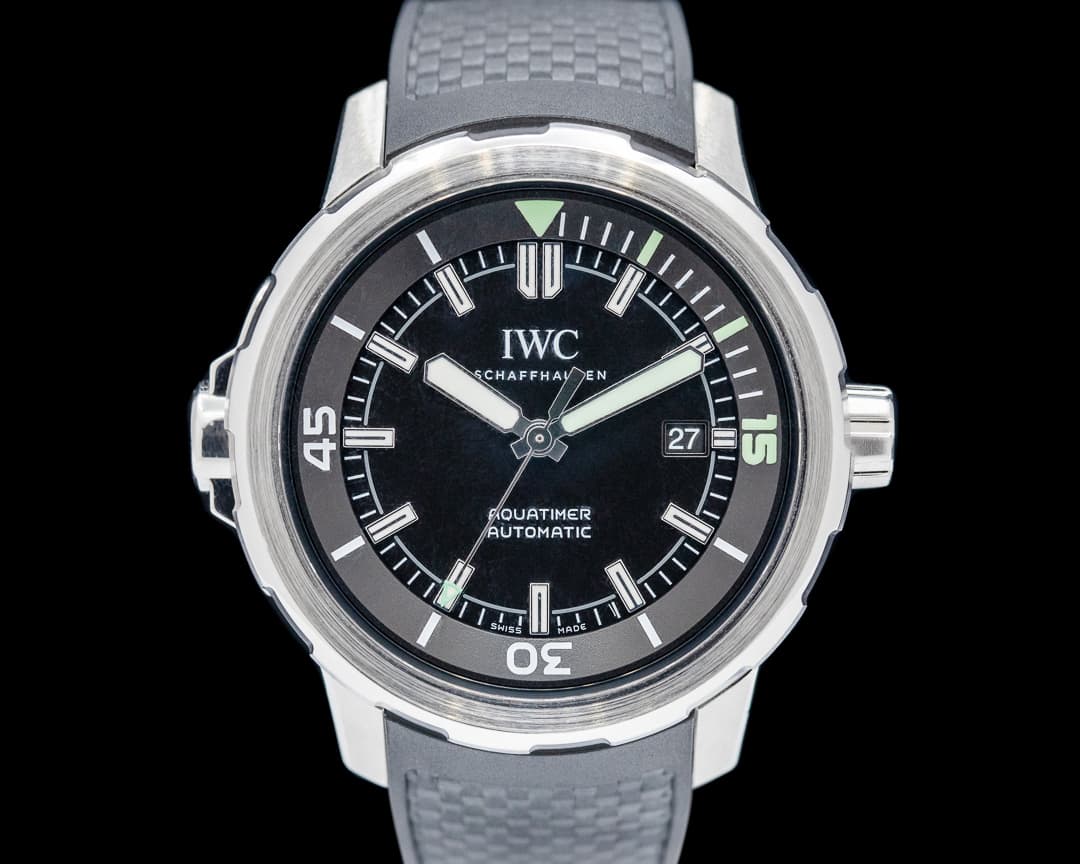 IWC Aquatimer Automatic Black Dial SS / Rubber