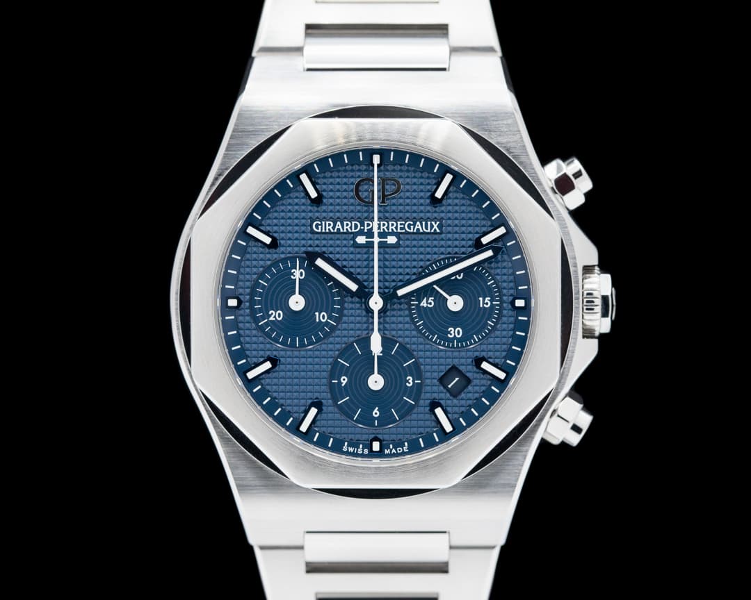Girard Perregaux Laureato Chronograph 42mm SS / Blue Dial