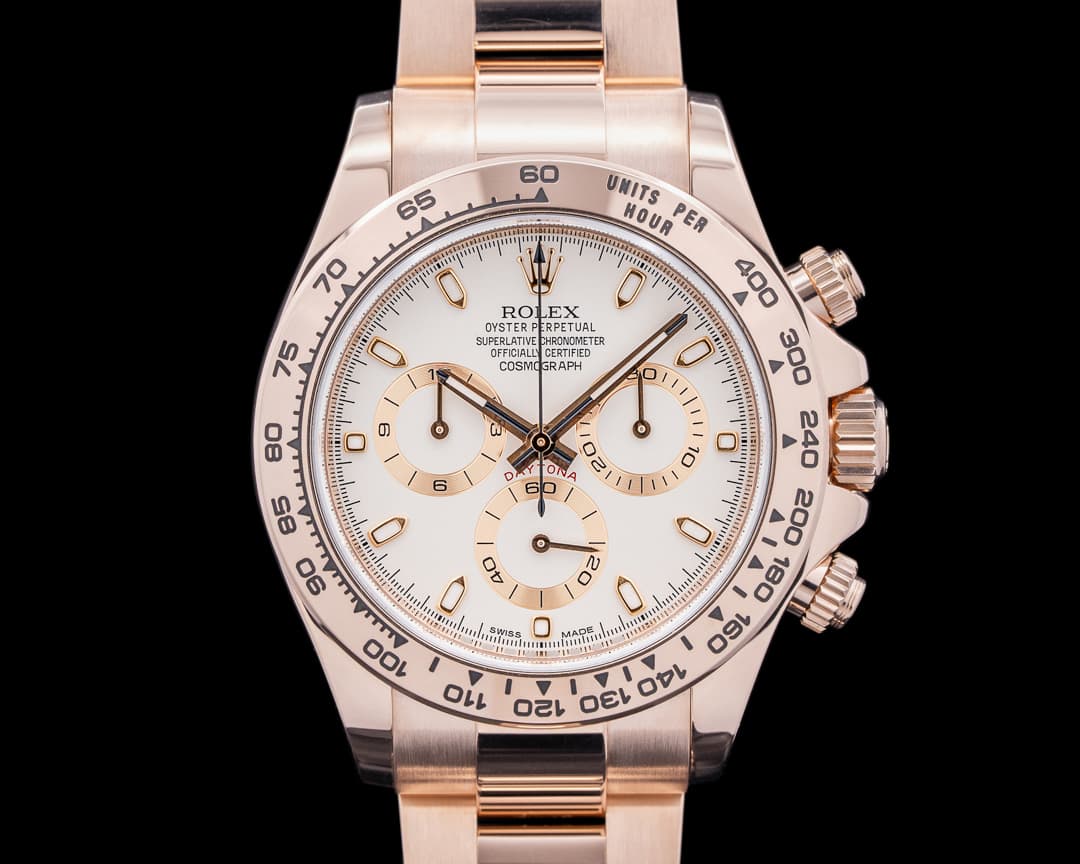 Rolex Daytona 116505 18K "Everose" Gold / Ivory Dial