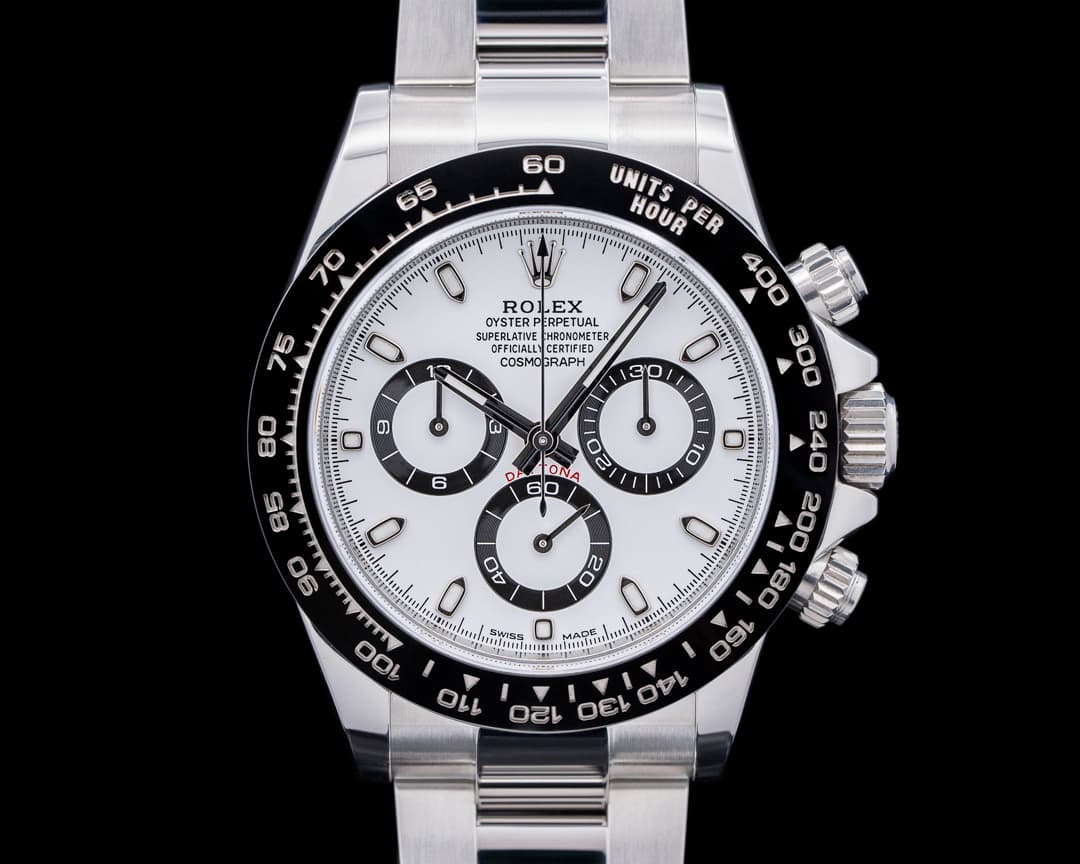 Rolex Daytona 116500 Ceramic Bezel SS / White Dial