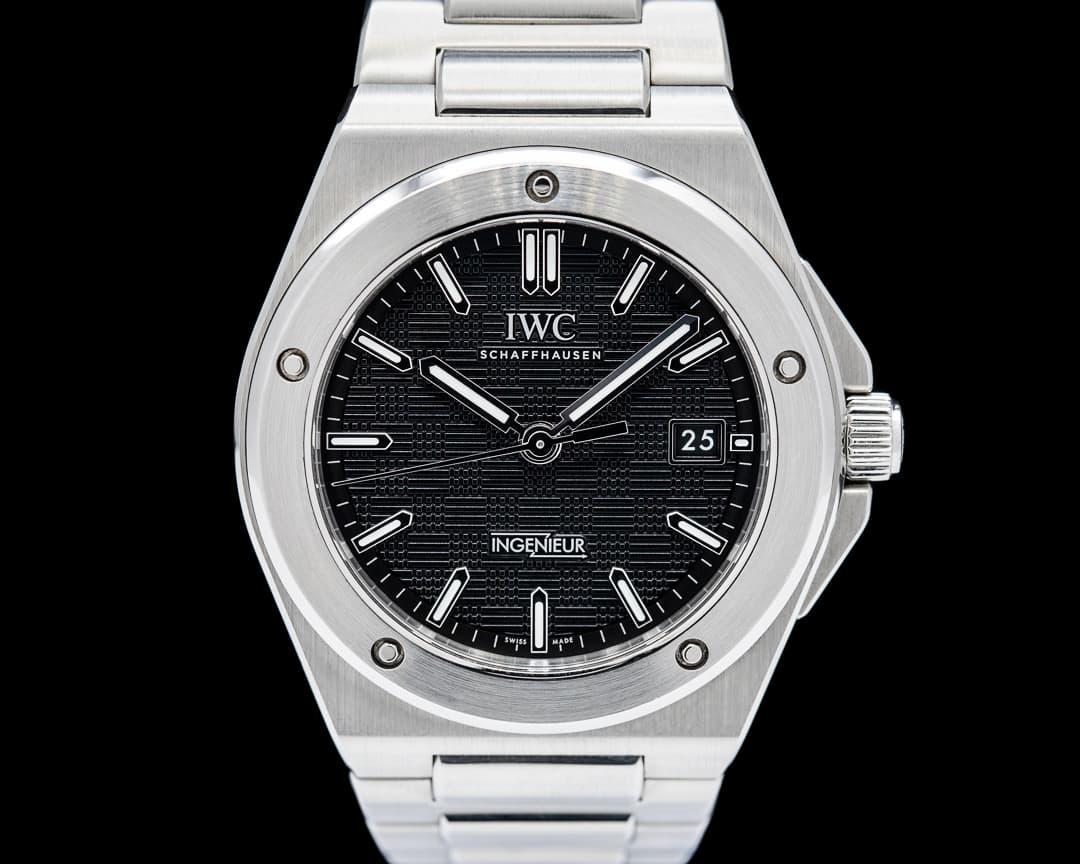 IWC Ingenieur Automatic 40 Black Dial SS 2024