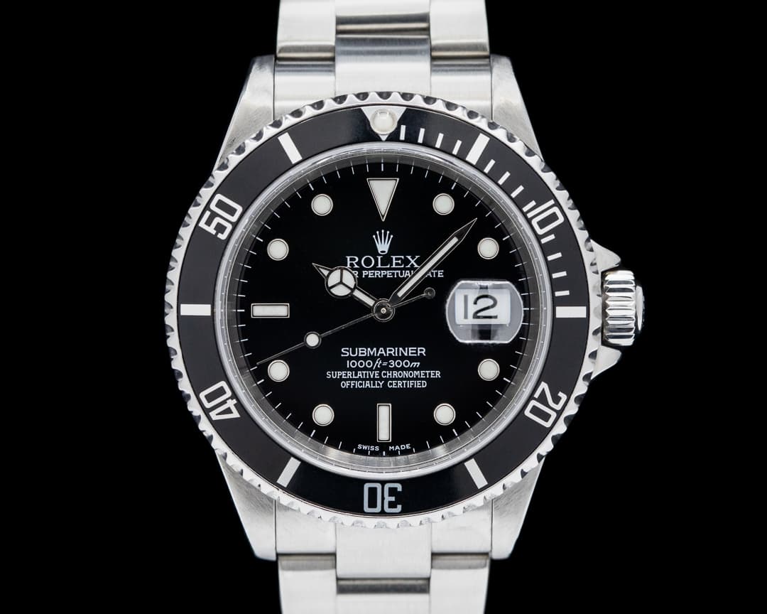 Rolex Submariner Date 16610 SS Black Dial