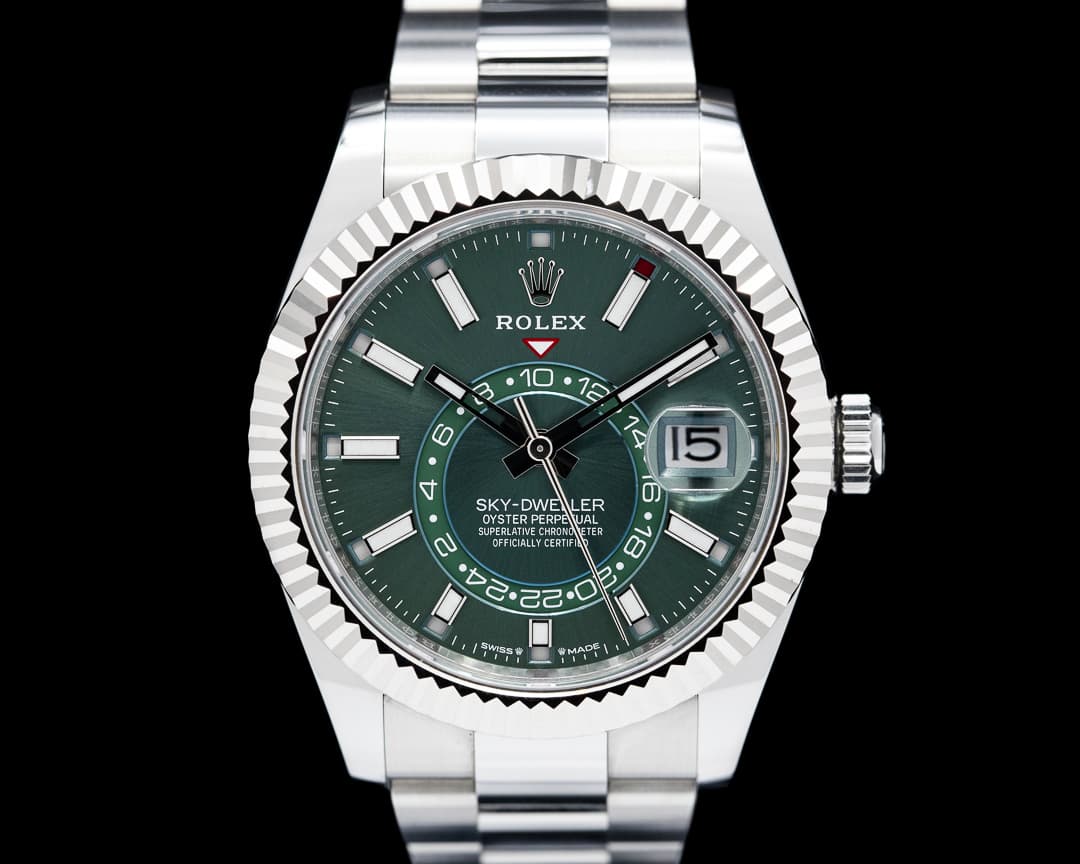 Rolex Sky Dweller 336934 SS Mint Green Dial 2024