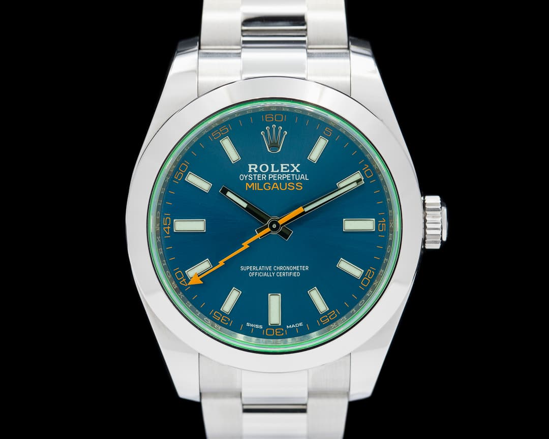 Rolex Milgauss 116400GV "Z-Blue" Dial SS