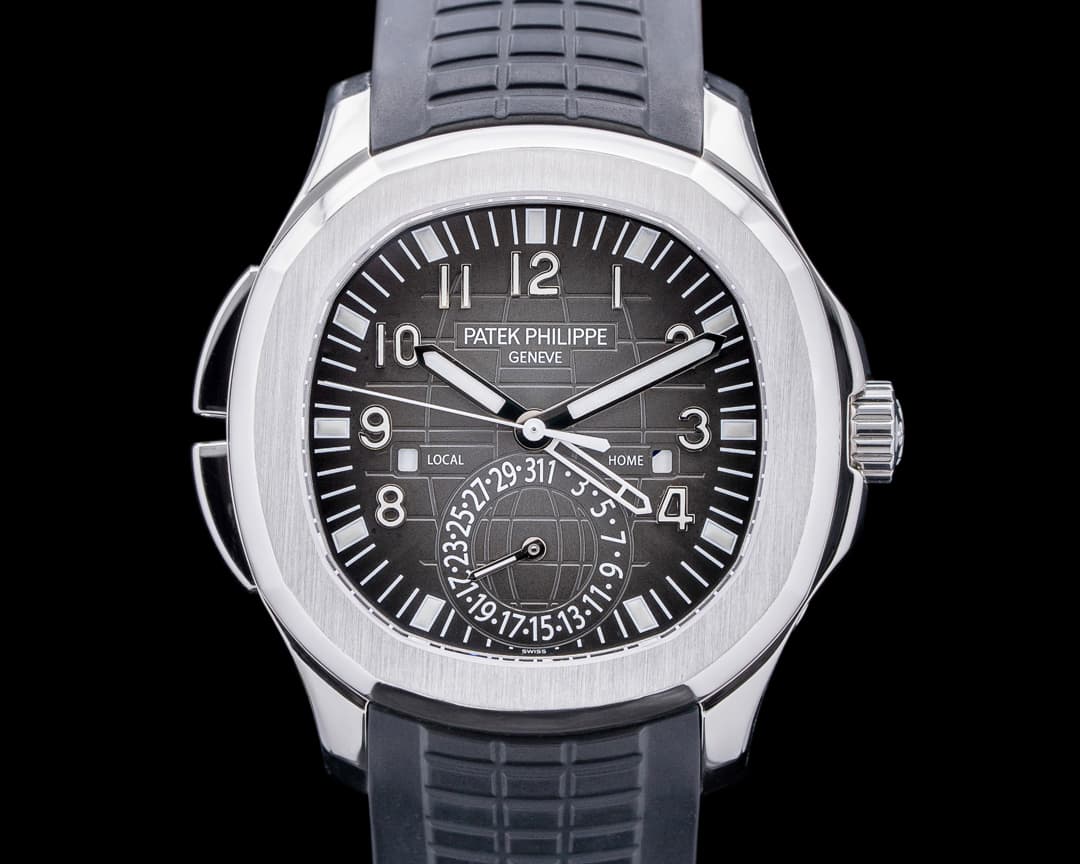 Patek Philippe Aquanaut 5164A Travel Time SS / Rubber