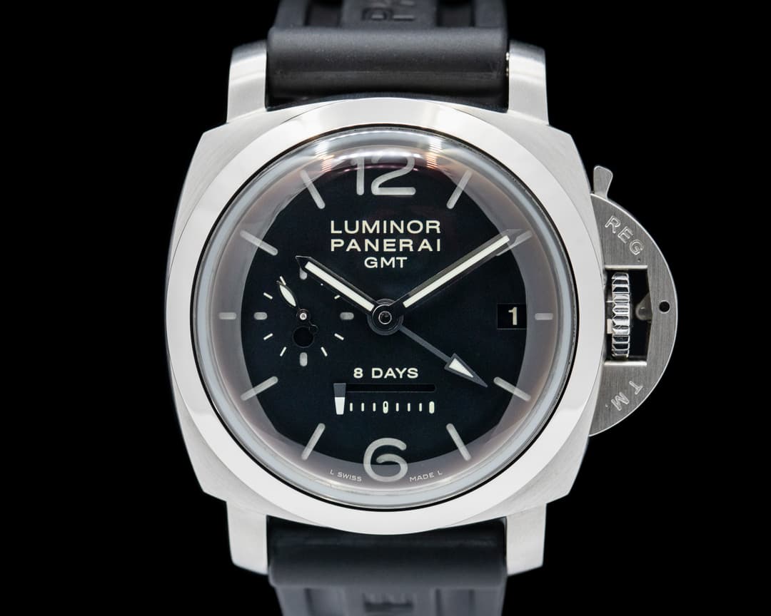 Panerai Luminor 1950 8 Day Manual Wind GMT SS