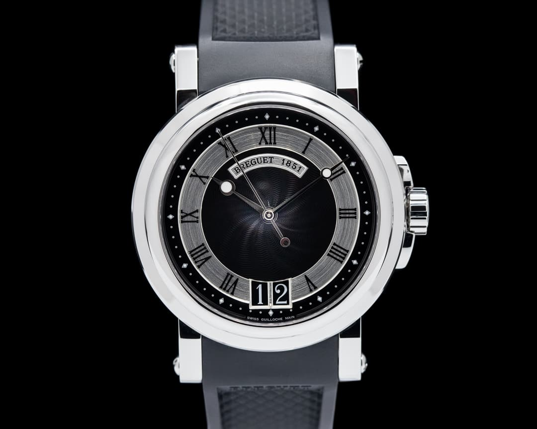 Breguet Marine Big Date Black Dial SS