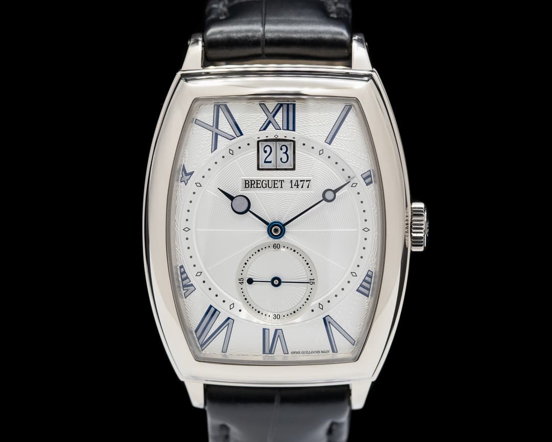Breguet Héritage Big Date 5410 18K White Gold Silver Dial