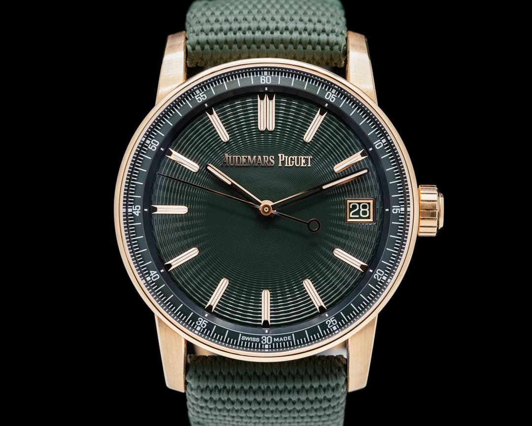 Audemars Piguet Code 11.59 Automatic 18K Rose Gold / Green Dial