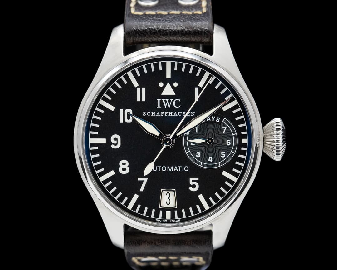 IWC Big Pilot 5002 SS Black Dial