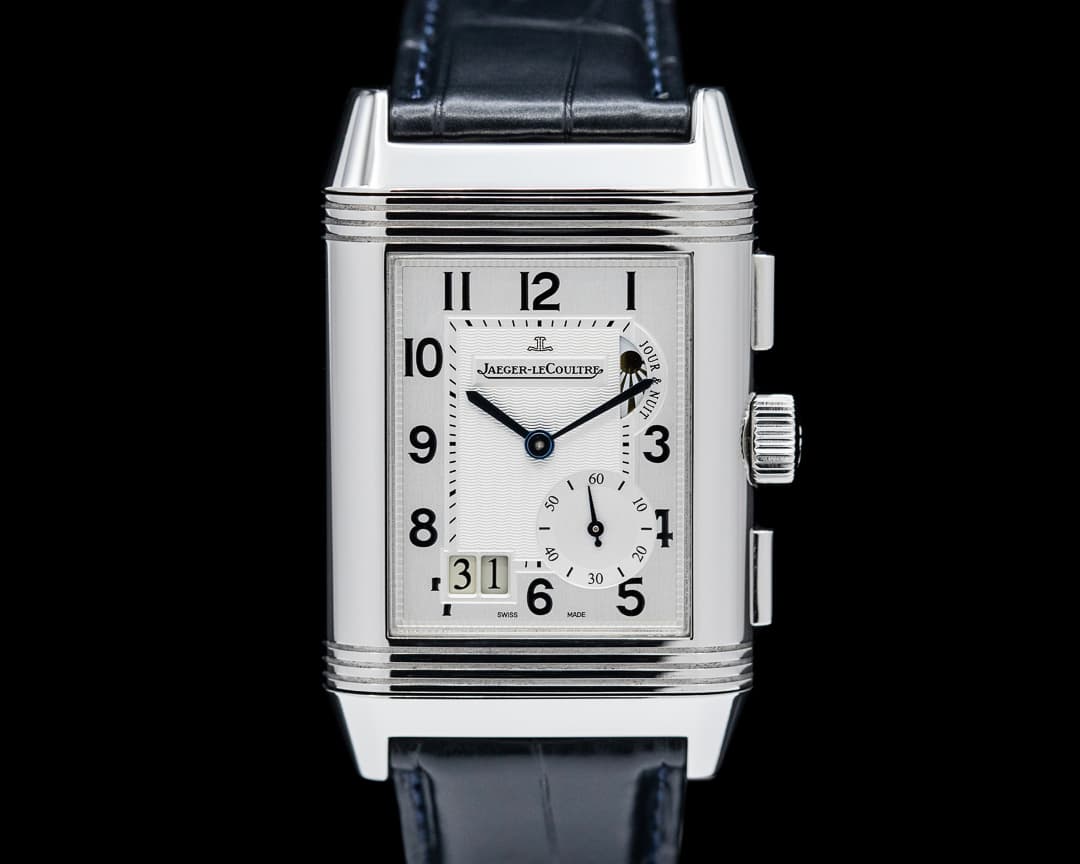 Jaeger LeCoultre Grande Reverso GMT SS Silver Dial