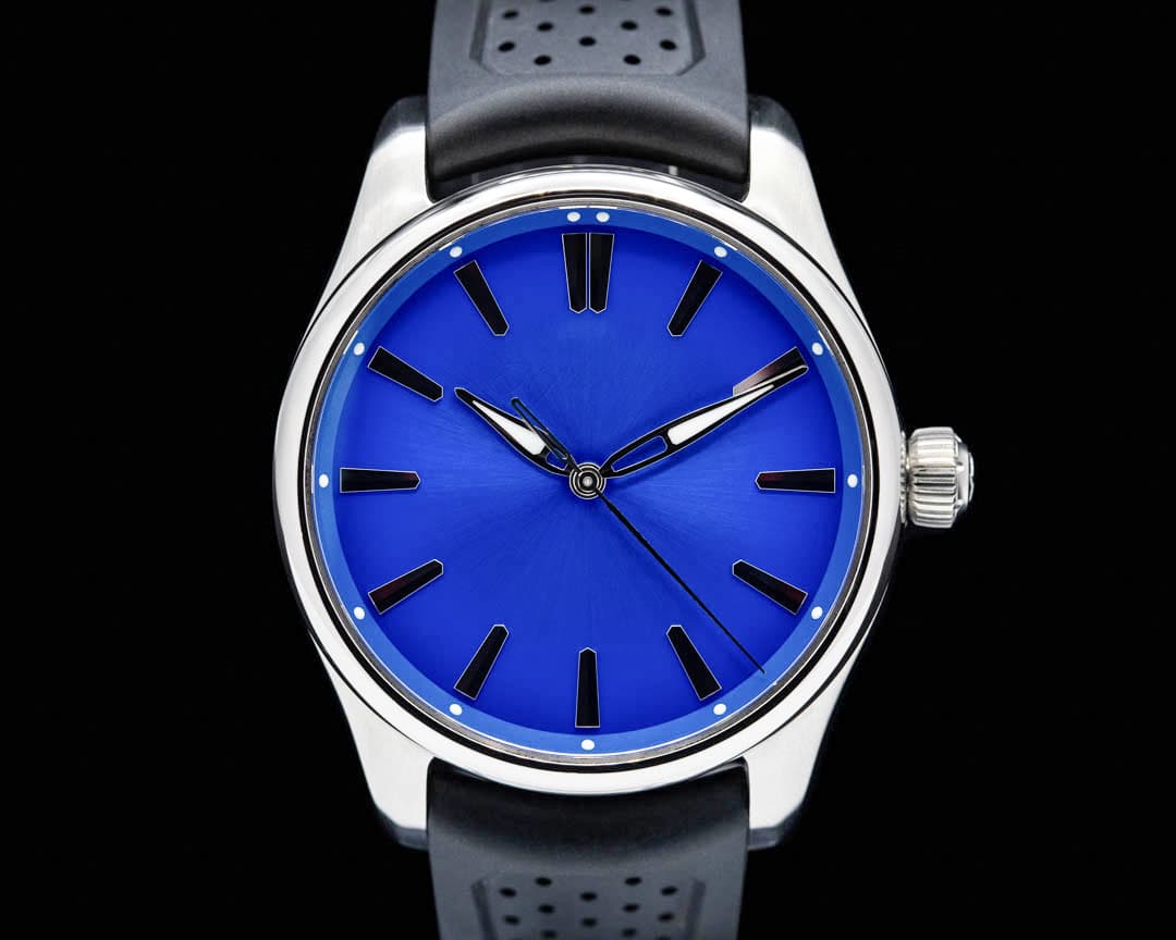 H. Moser and Cie. Pioneer Center Seconds Arctic Blue Fume