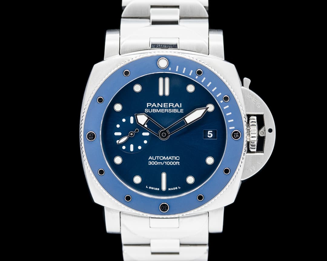 Panerai Submersible 42 SS "Blue Notte" Dial