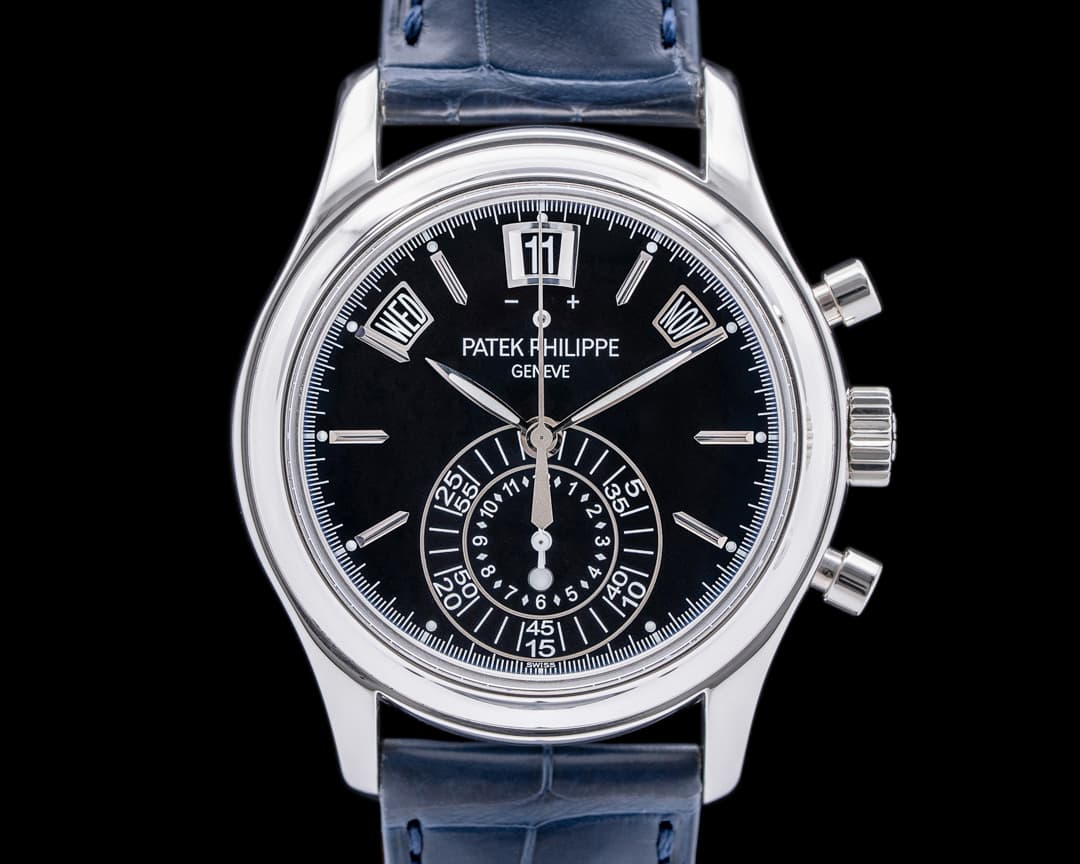 Patek Philippe Annual Calendar 5960P-016 Chronograph Black Dial