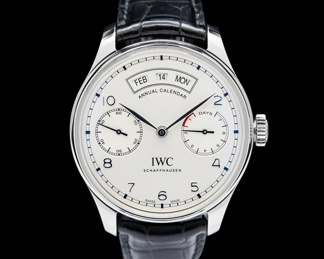 IWC Portuguese Annual Calendar SS Silver Dial