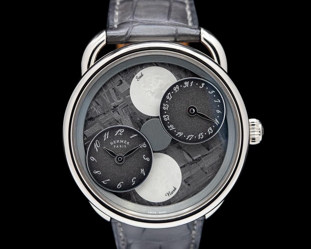 hermes Arceau L’Heure De La Lune 18K White Gold