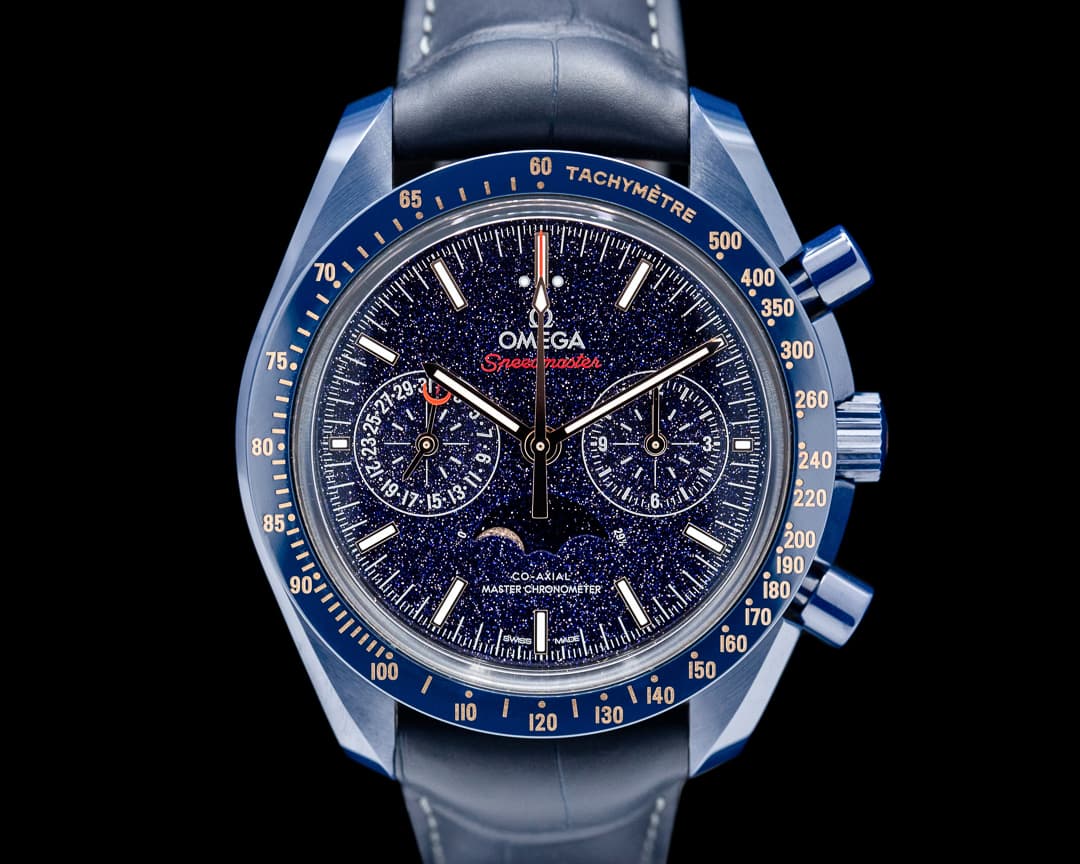 Omega Speedmaster Professional Moonphase "Blue Side" UNWORN 2025