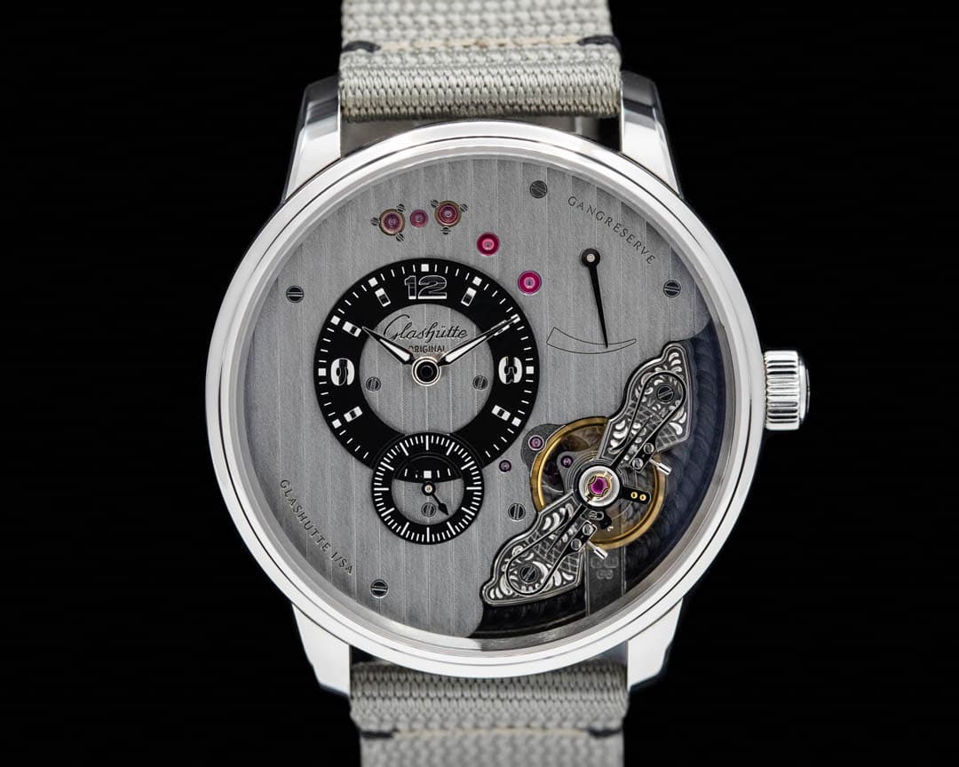 Glashutte Original PanoInverse Steel / Grey Dial