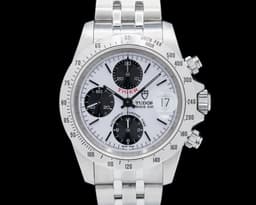 Prince Date "Tiger" Chronograph Panda Dial SS