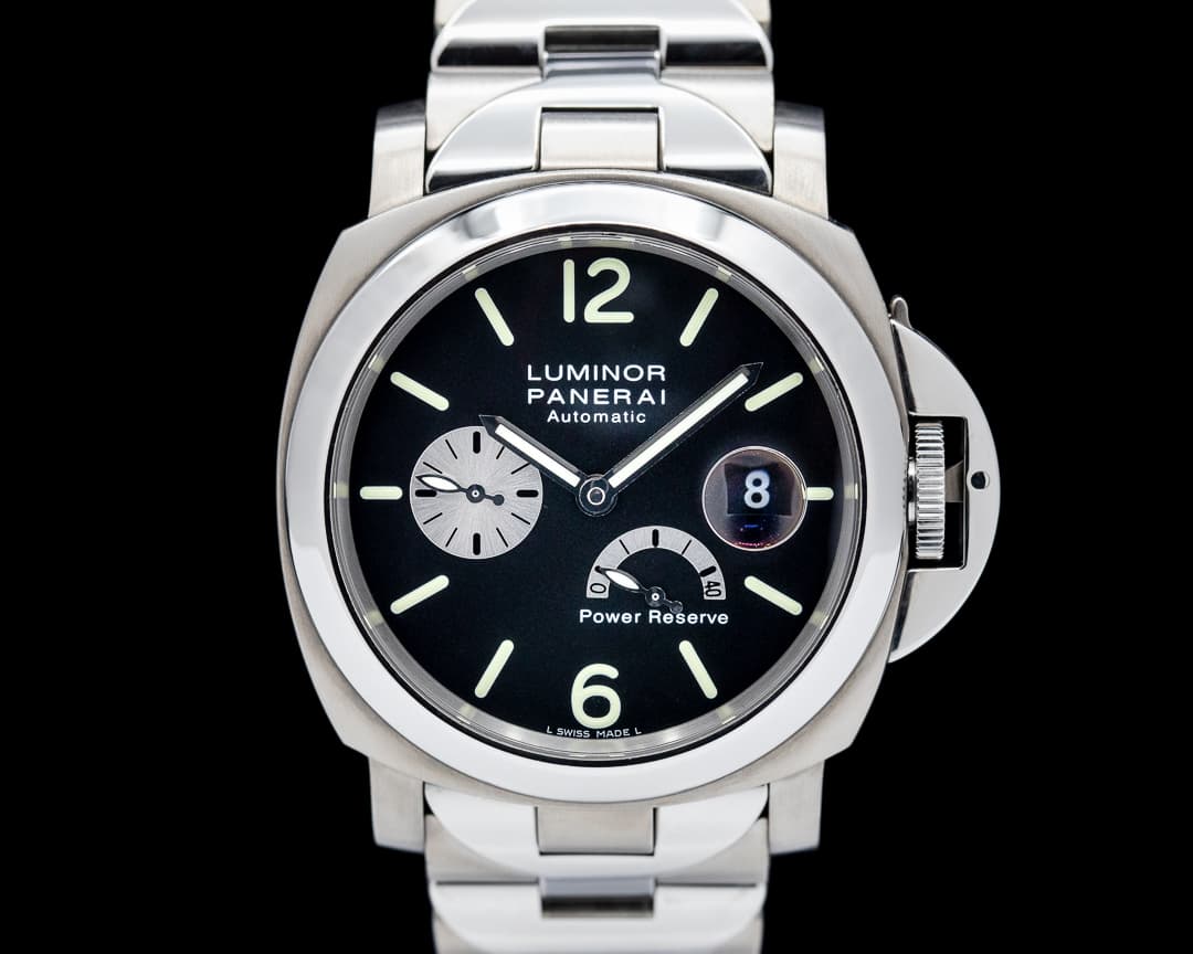 Panerai Luminor Power Reserve Titanium / SS Black Dial