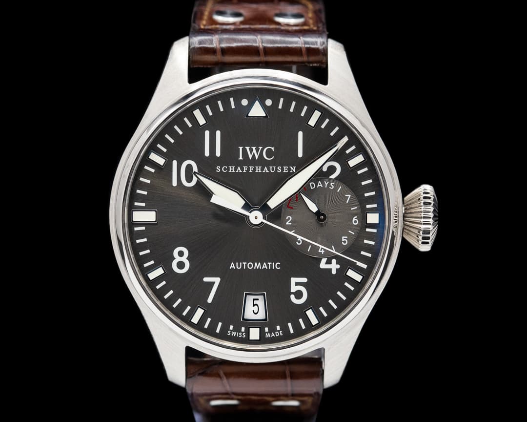 IWC Big Pilot 18K White Gold Gray Dial
