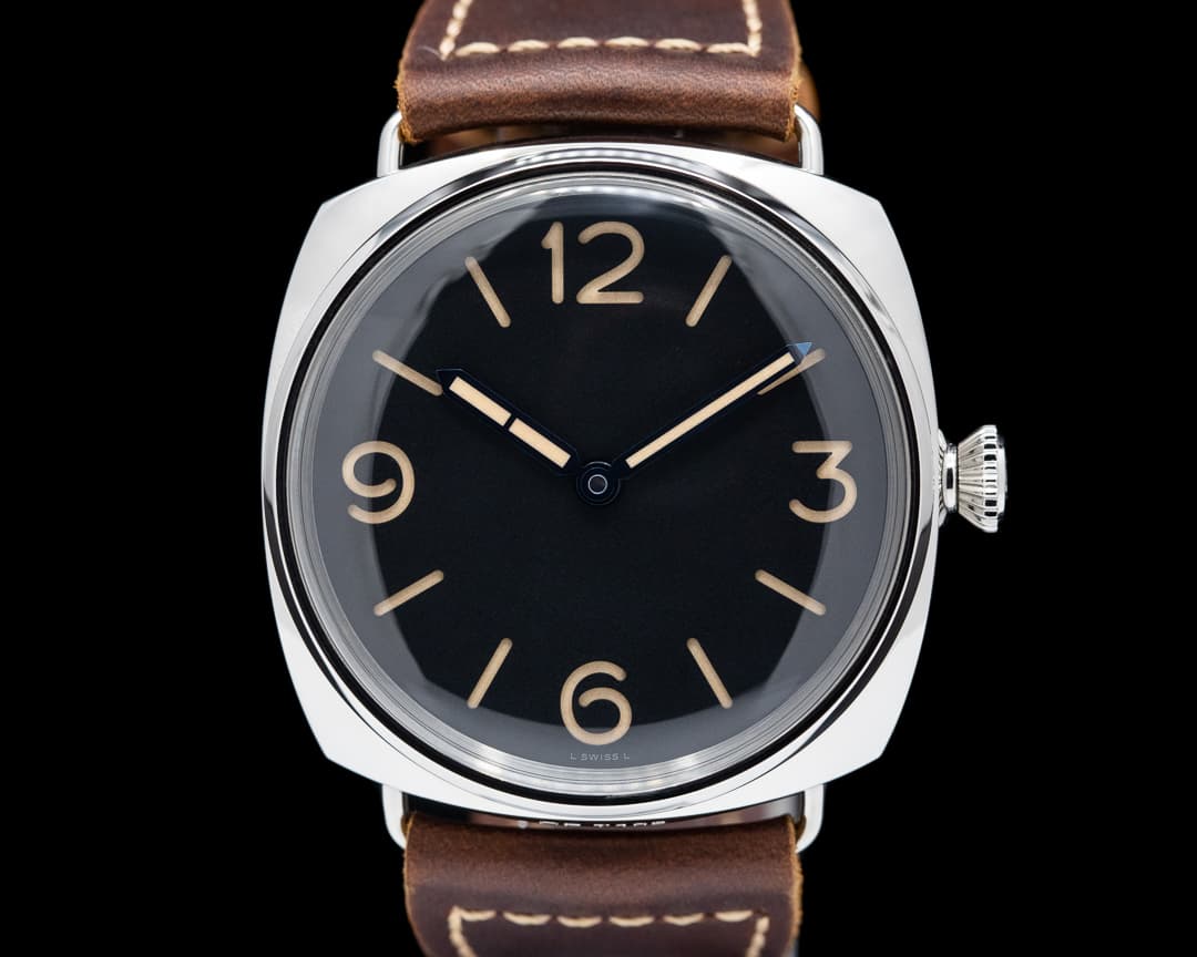 Panerai Radiomir 3 Days Acciaio Anonimo SS Black Dial UNWORN