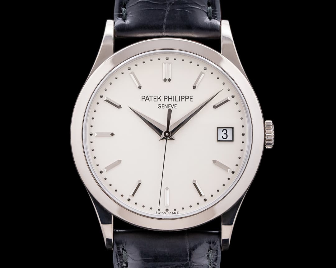 Patek Philippe Calatrava 5296 G 18K White Gold Silver Dial