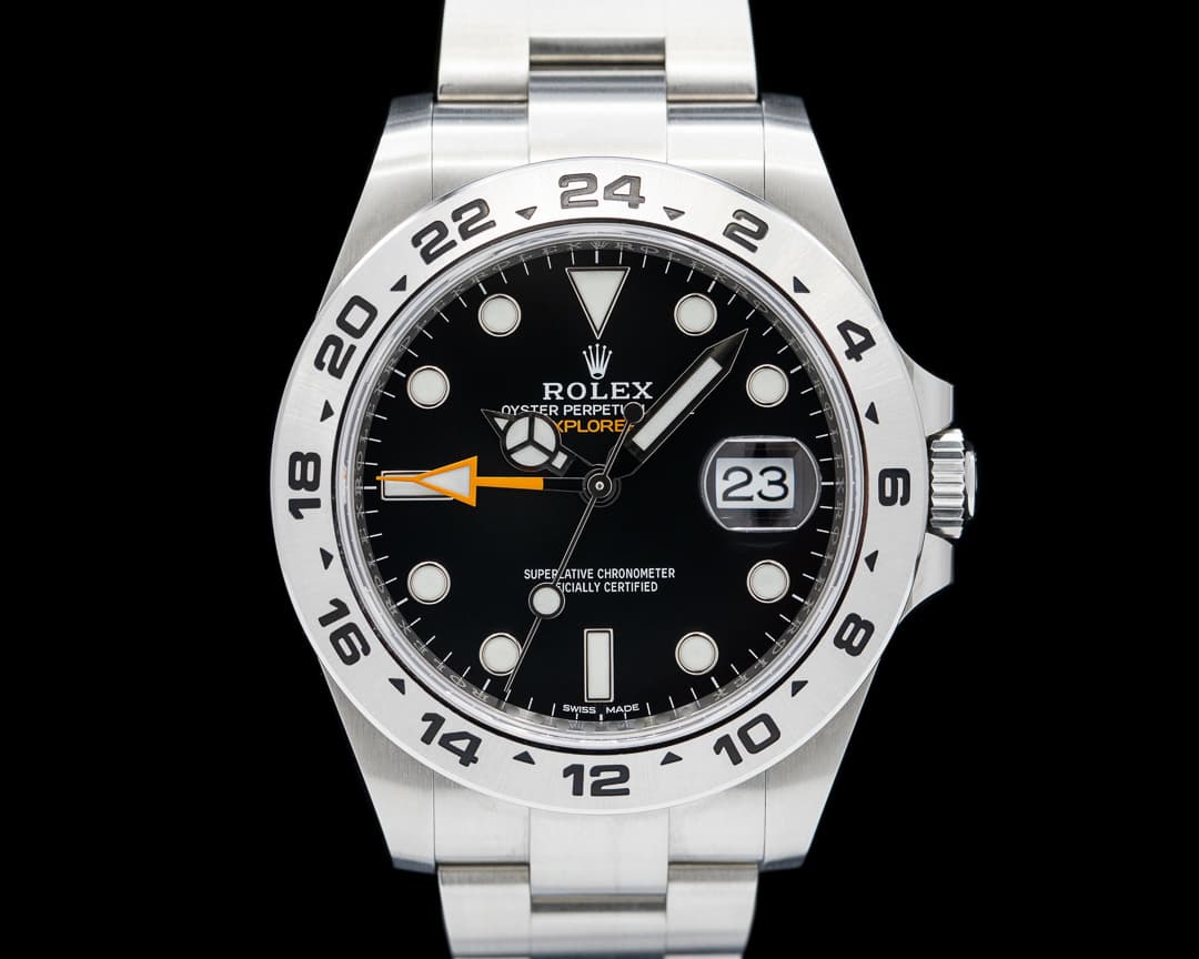 Rolex Explorer II 216570 SS Black Dial