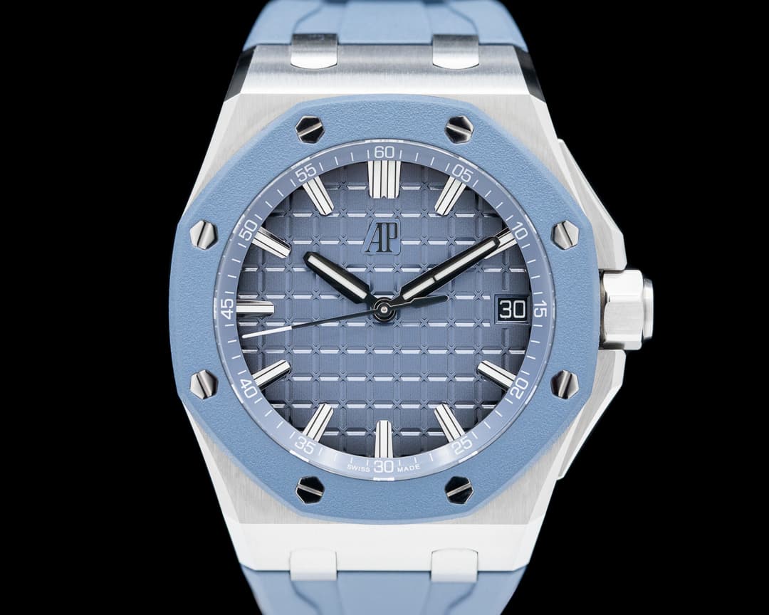 Audemars Piguet Royal Oak Offshore Selfwinding 15605SK SS Blue Dial