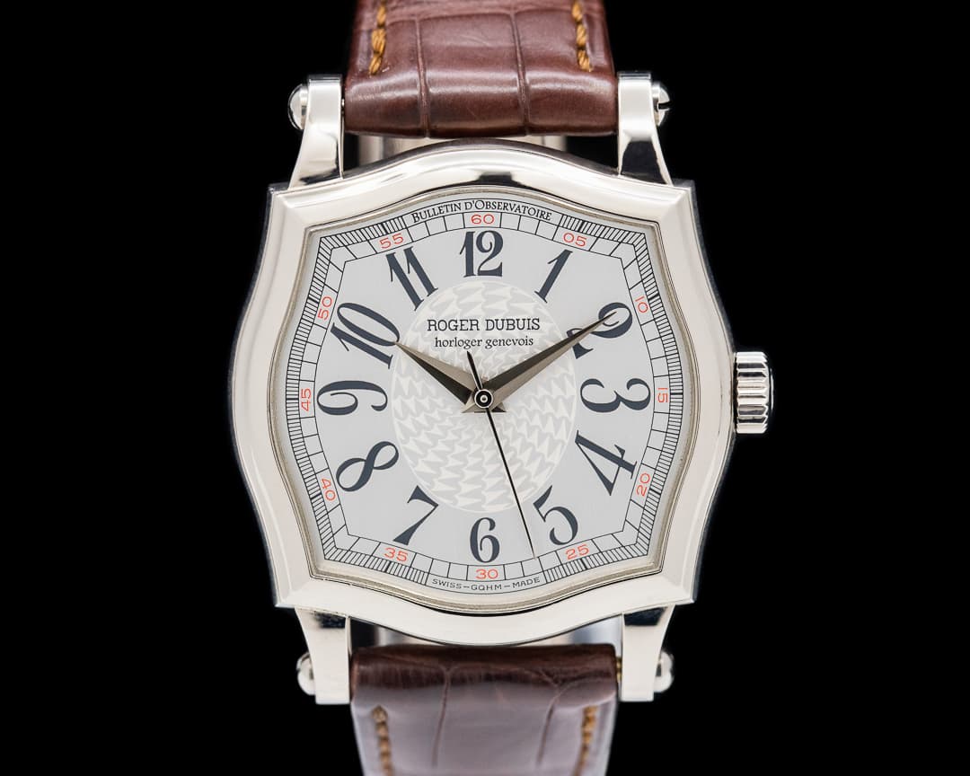 Roger Dubuis Sympathie S37 18K White Gold Silver Dial RARE