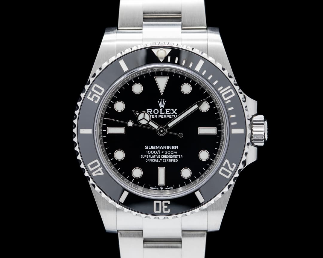 Rolex Submariner 124060 No Date 41 SS Black Dial