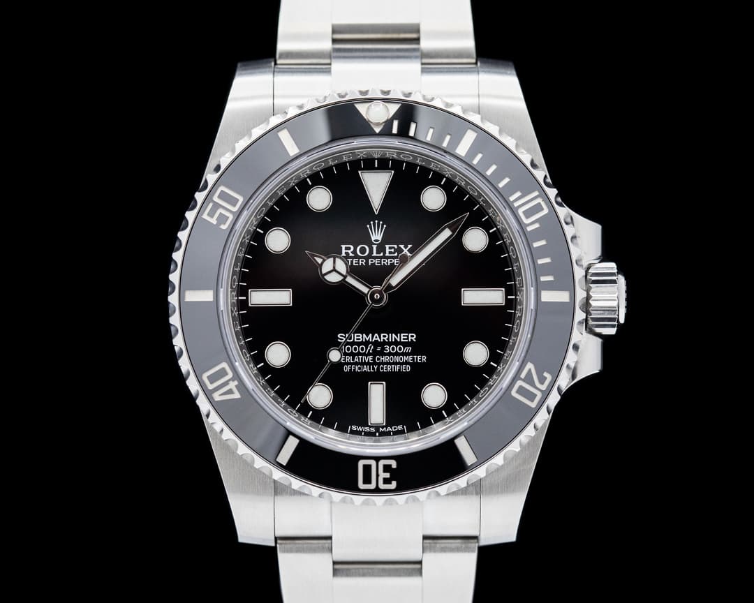 Rolex Submariner 114060 No Date Ceramic Bezel SS 2019