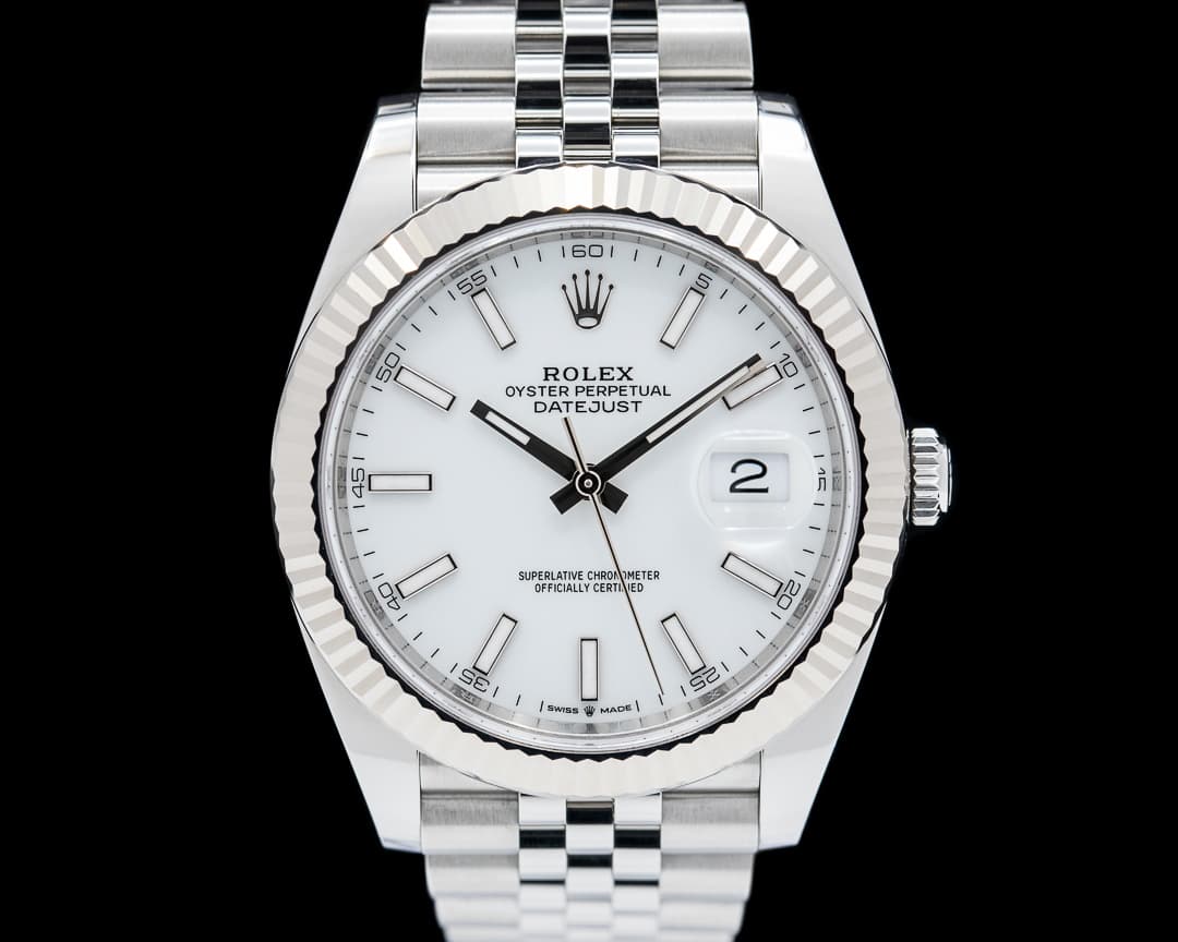 Rolex Datejust 41 126334 Jubilee White Stick Dial 2024