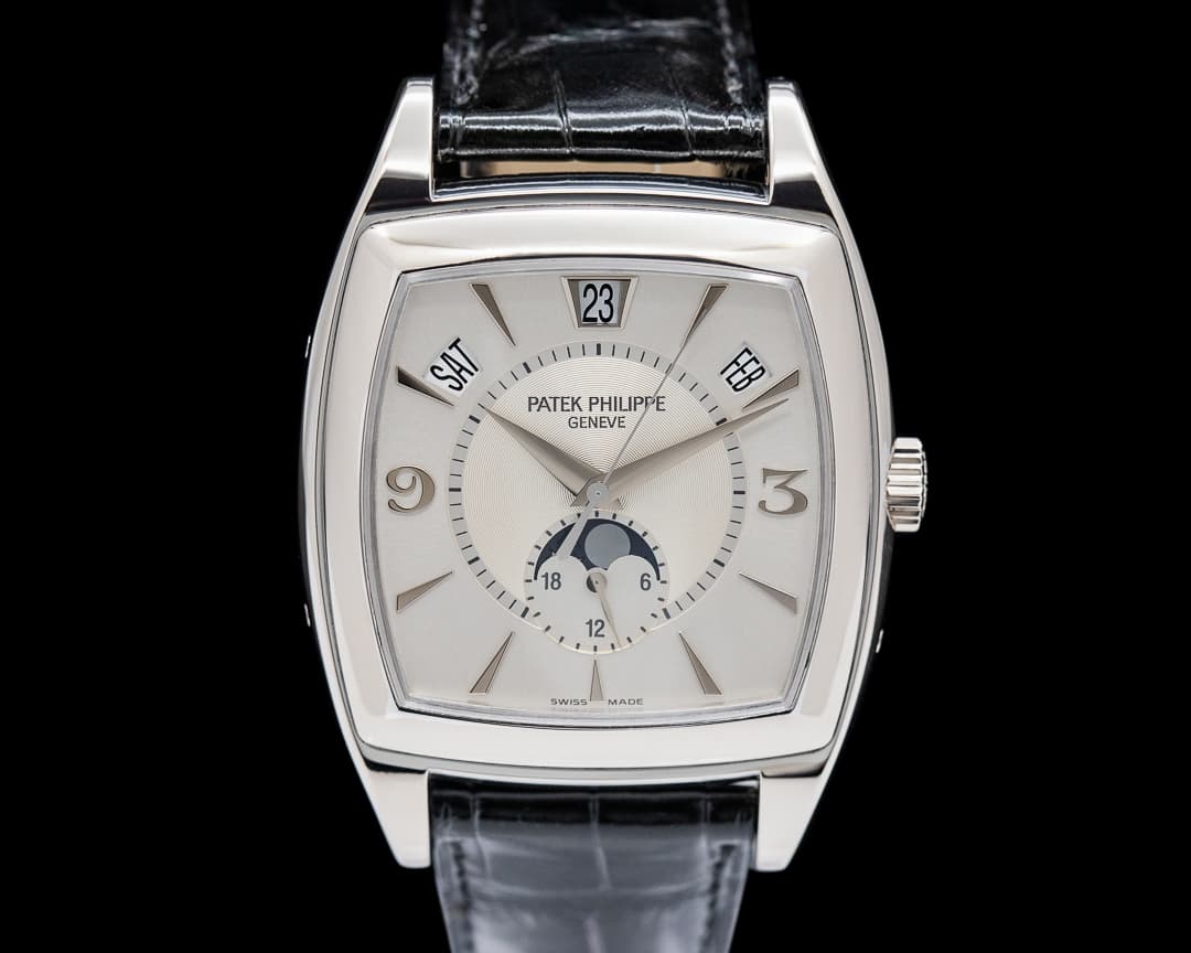 Patek Philippe Gondolo Calendario 5135G 18K White Gold Silver Dial