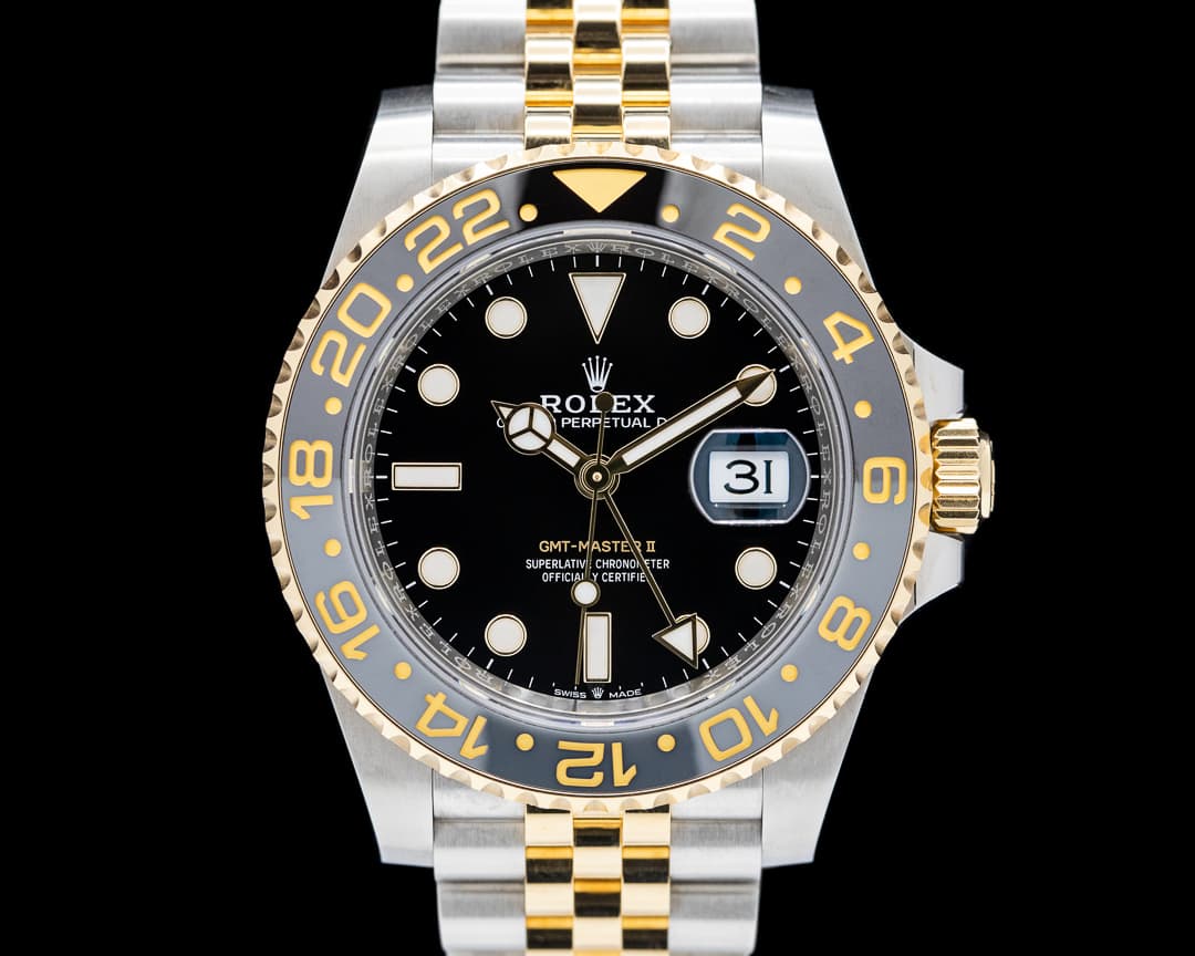 Rolex GMT Master II SS / 18K Yellow Gold Jubilee Black Dial 2024