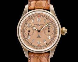 1858 Monopusher Chronograph Bronze Salmon Dial LIMITED