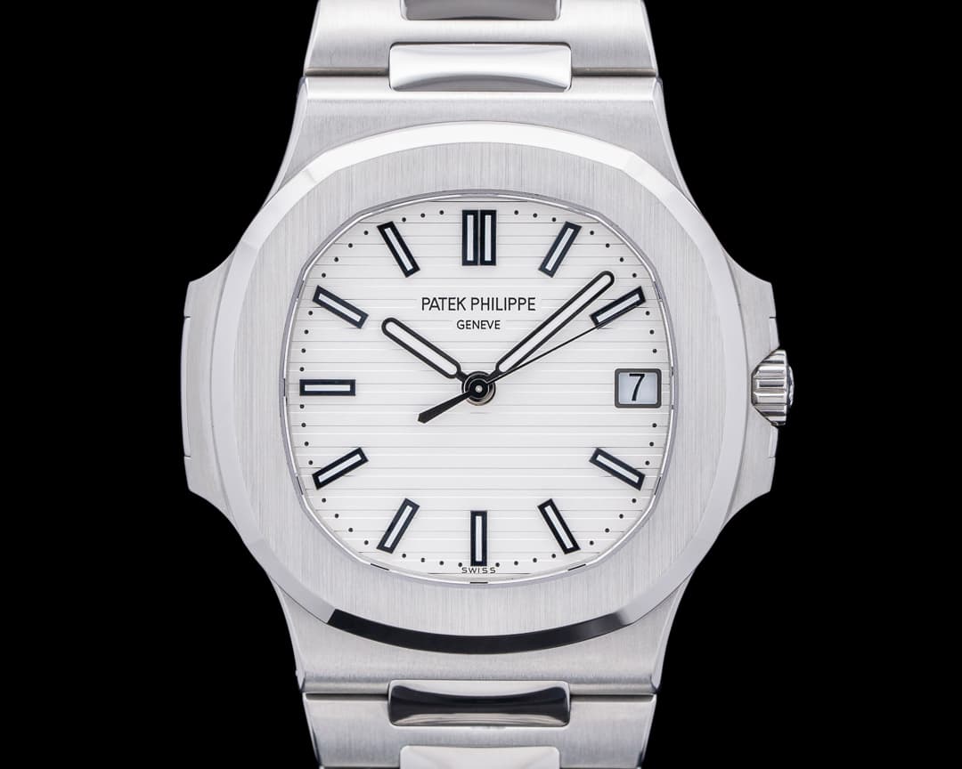 Patek Philippe Jumbo Nautilus 5711 SS White Dial