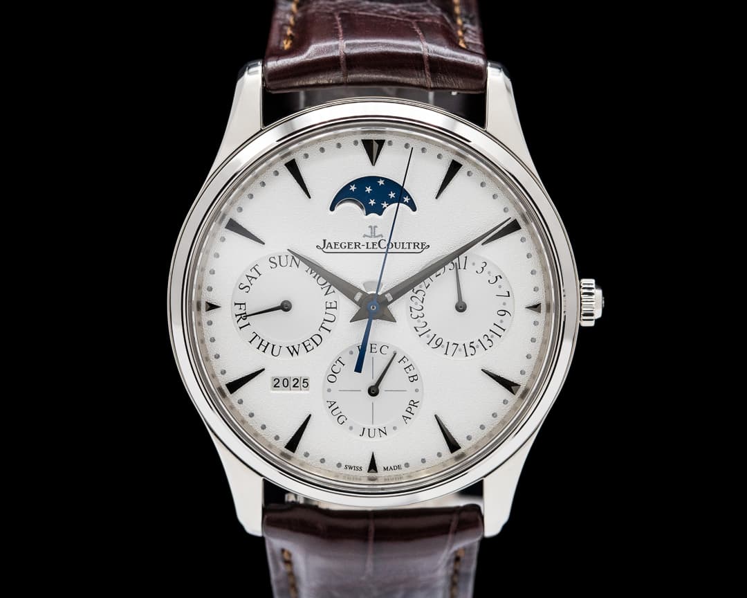 Jaeger LeCoultre Master Ultra Thin Perpetual Calendar 18K White Gold