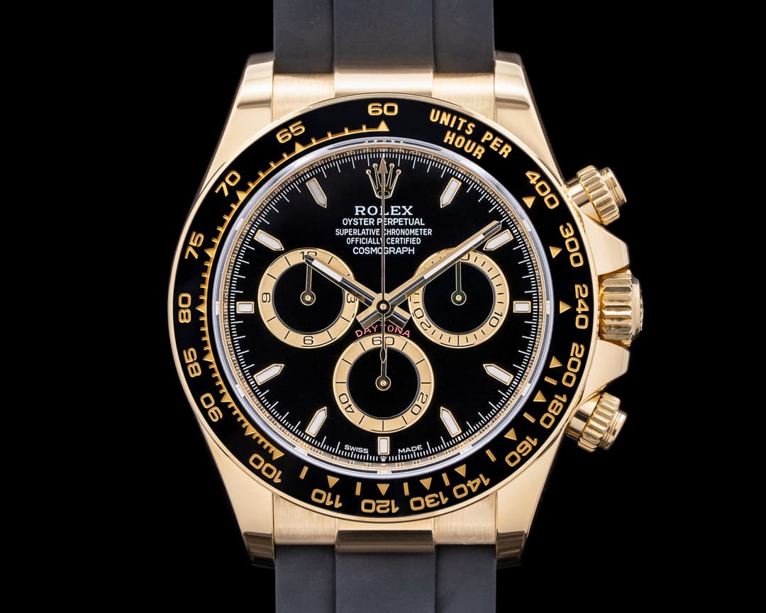 Rolex Daytona Oysterflex 126518LN Black Dial 18K Yellow Gold 2024