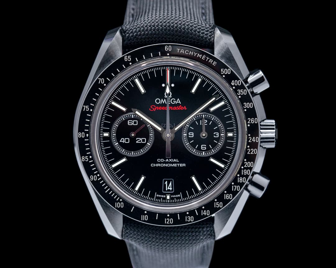 Omega Dark Side of the Moon Ceramic Black Dial