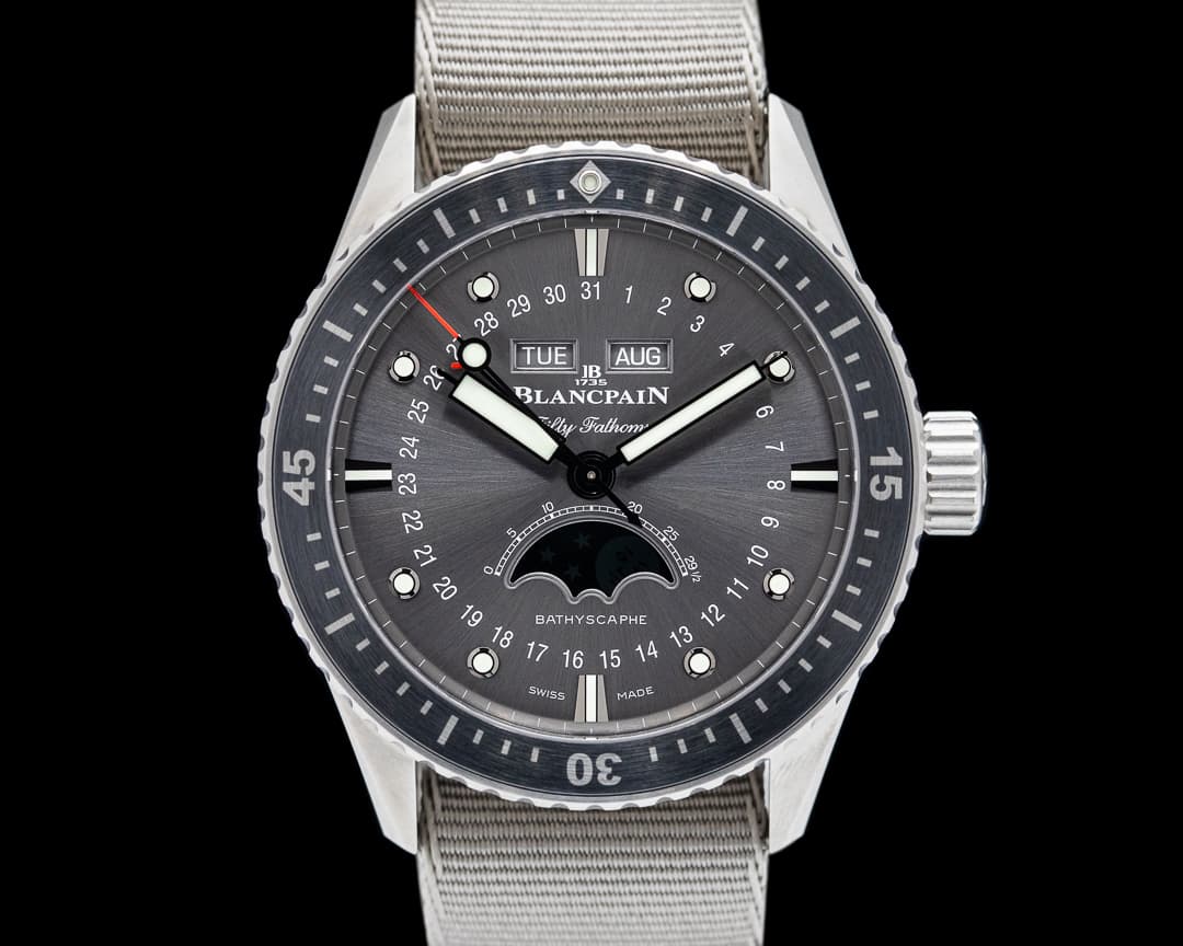 Blancpain Fifty Fathoms Bathyscaphe Quantième Complet Phases de Lune