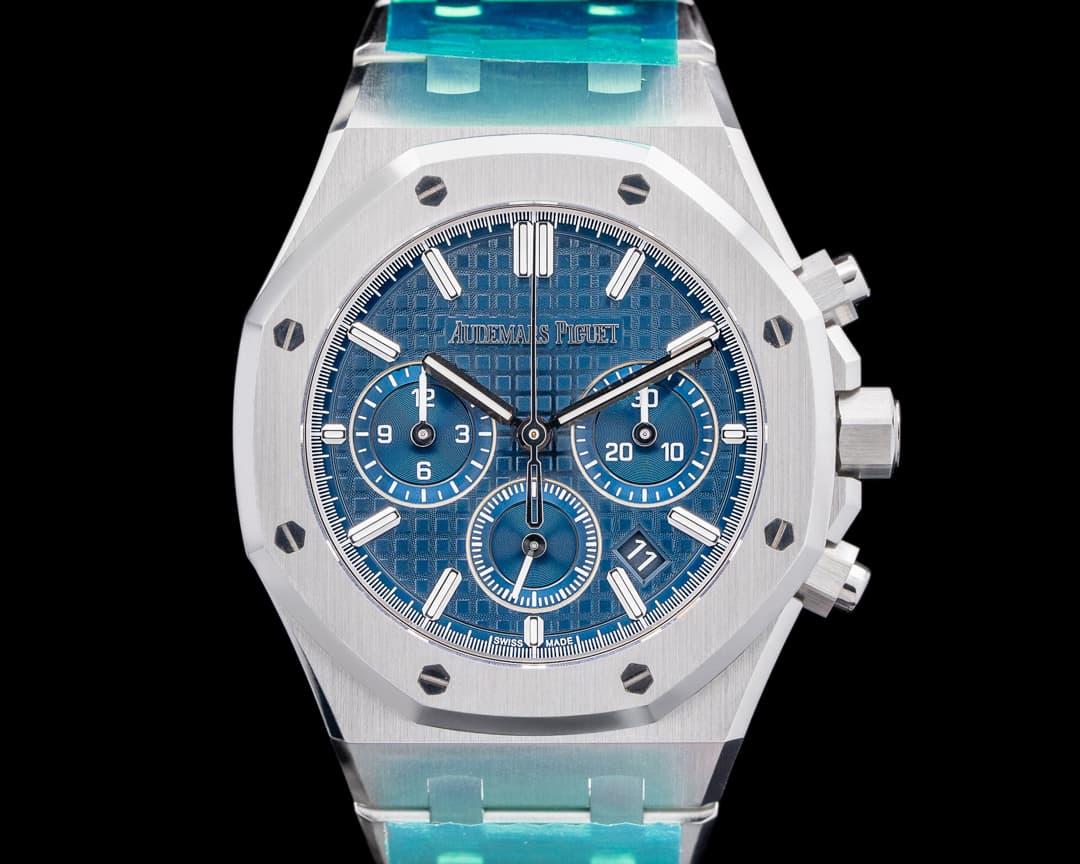 Audemars Piguet Royal Oak 26715ST Chronograph SS Bleu Nuit Dial
