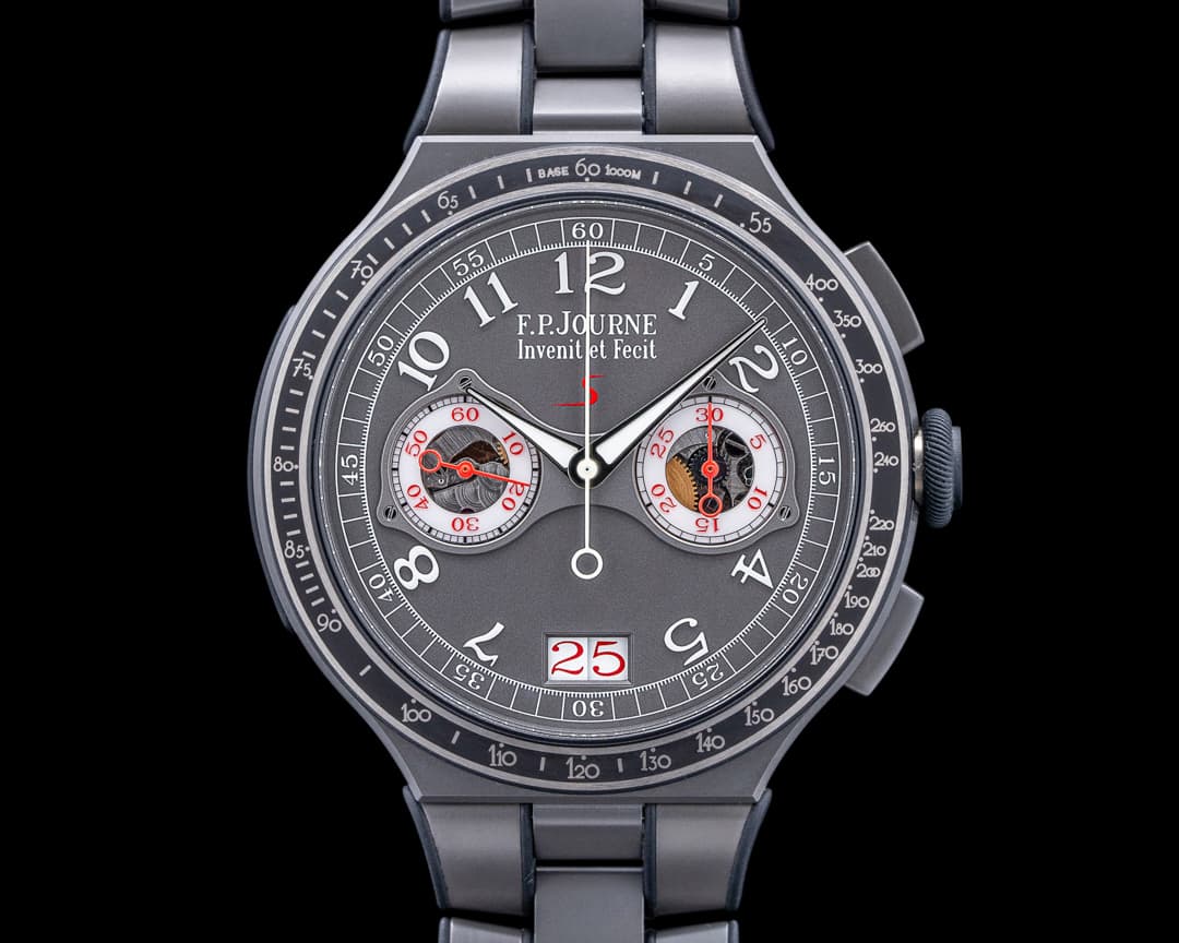 F. P. Journe Chronographe Monopoussoir Rattrapante Titanium Gray Dial