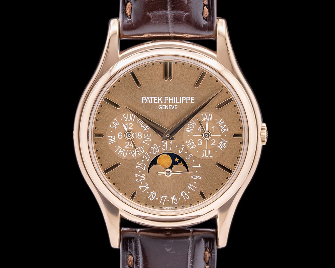 Patek Philippe Perpetual Calendar 5140 Brown Dial 18K Rose Gold