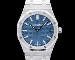 Royal Oak 15500ST Blue Dial