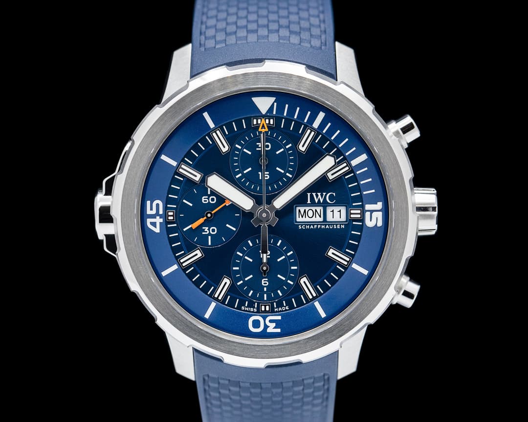 IWC Aquatimer Chronograph SS Blue Dial