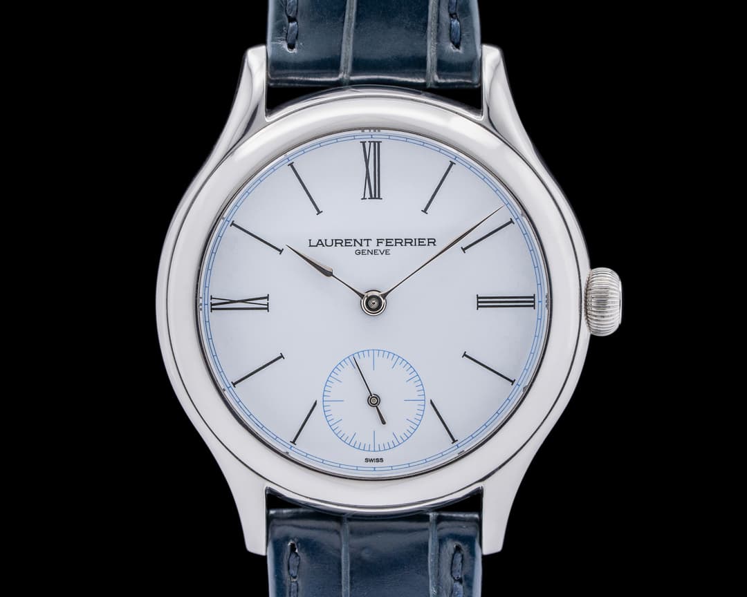 Laurent Ferrier Galet Classic Micro Rotor PLATINUM Grand Feu Enamel RARE