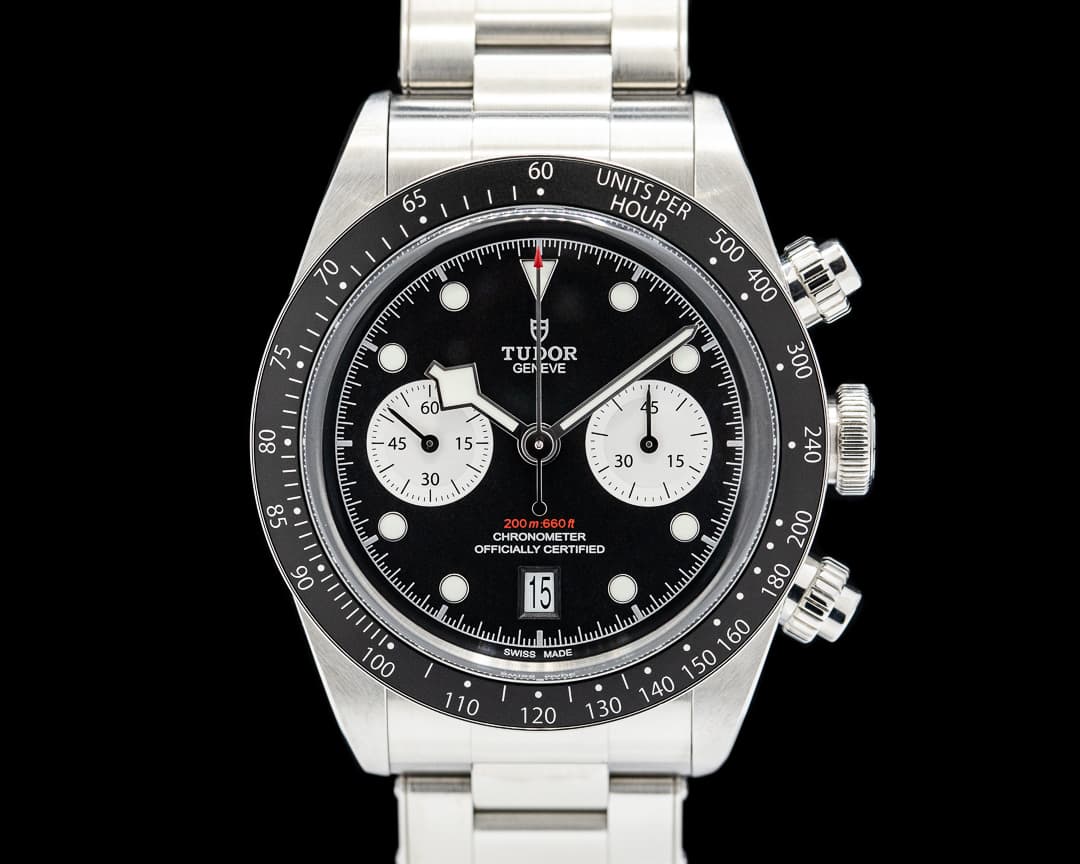 Tudor Black Bay Chronograph SS Black Dial